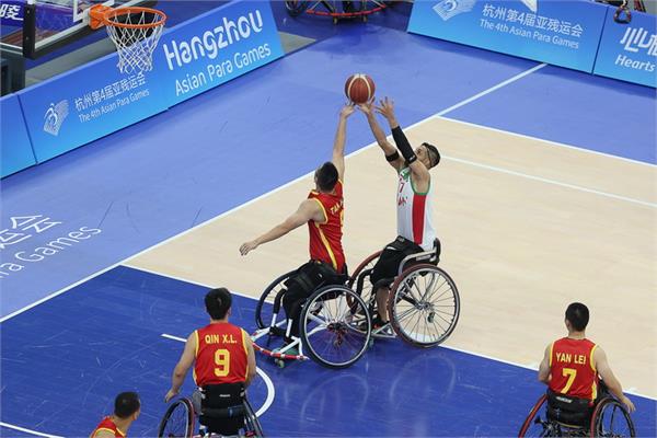 بسکتبال با ویلچر مردان برد چین در هانگژو 5