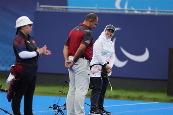 Fatemeh Hammati Compound Final & Silver Medal Paris 16