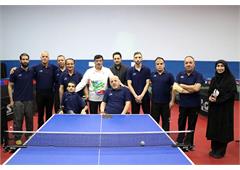NPC President Visits National Para Table Tennis Camp