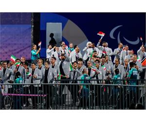 Team Iran Parade at Paris 2024 16