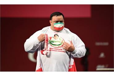 ​نقره فوق سنگین وزنه برداری به یاد سیامند رحمان