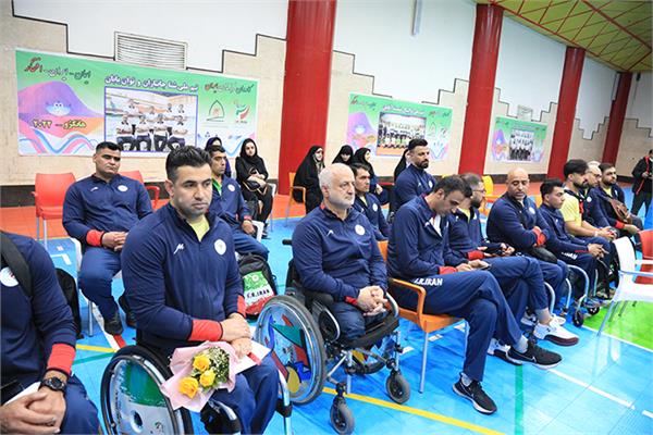 گزارش تصویری/ مراسم بدرقه گروه اول کاروان فرزندان ایران به بازی های پاراآسیایی هانگژو 3