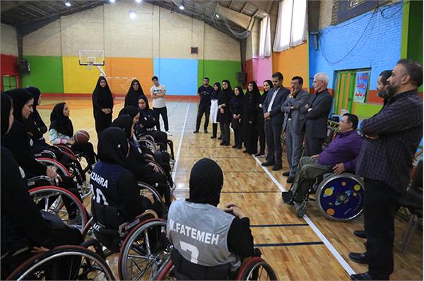 بازدید بسکتبال با ویلچر  10