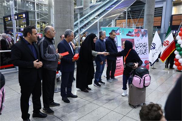 گزارش تصویری استقبال از دومین گروه ملی‌پوشان پاراآسیایی ناگویا 6
