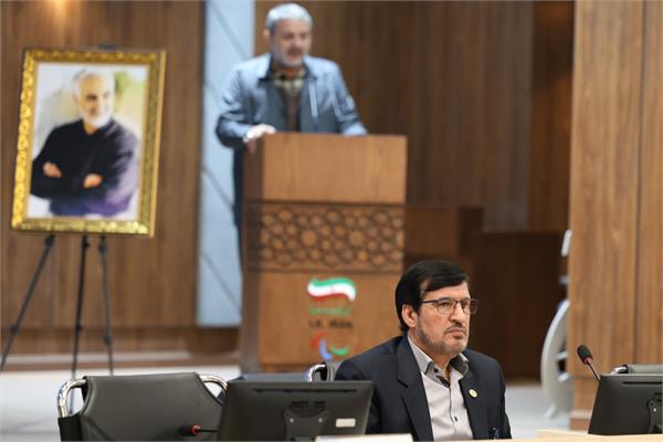 گزارش تصویری دو/ بیست و چهارمین مجمع عمومی سالیانه کمیته ملی پارالمپیک با حضور وزیر ورزش و جوانان