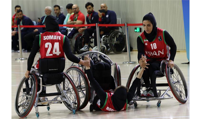 گزارش تصویری/ دیدار تیم ملی بسکتبال با ویلچر بانوان کشورمان مقابل تایلند 7