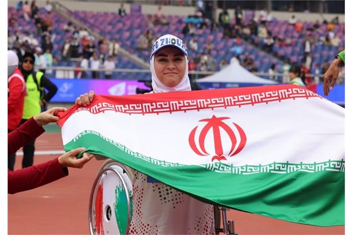 ملی‌پوش پارادوومیدانی: مسیر شهدا را تا پیروزی حق بر باطل ادامه می‌دهم