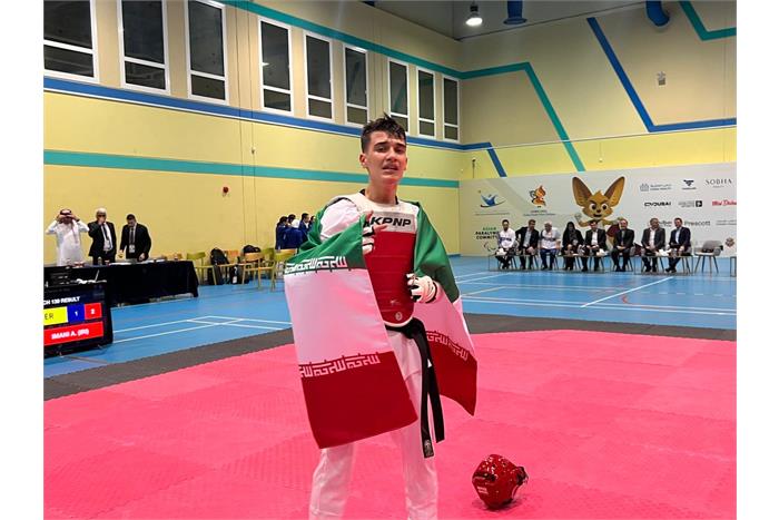 ایمانی در ثانیه آخر طلایی شد/ پایان کار روز نخست مسابقات پاراتکواندوی دبی ۲۰۲۵ با ۶ مدال