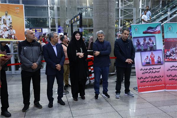 گزارش تصویری استقبال از دومین گروه ملی‌پوشان پاراآسیایی ناگویا 21
