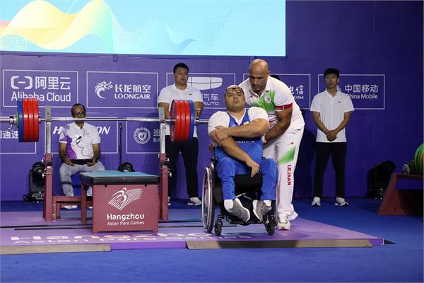 پاراوزنه‌برداری ایران در بازی‌های هانگژو 8