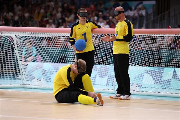 Goalball Iran Ukraine . Zeinalzadeh .Paris 5