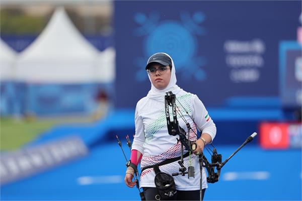 Fatemeh Hammati Compound Final & Silver Medal Paris 4