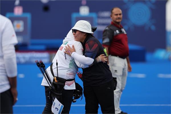 Fatemeh Hammati Compound Final & Silver Medal Paris 3