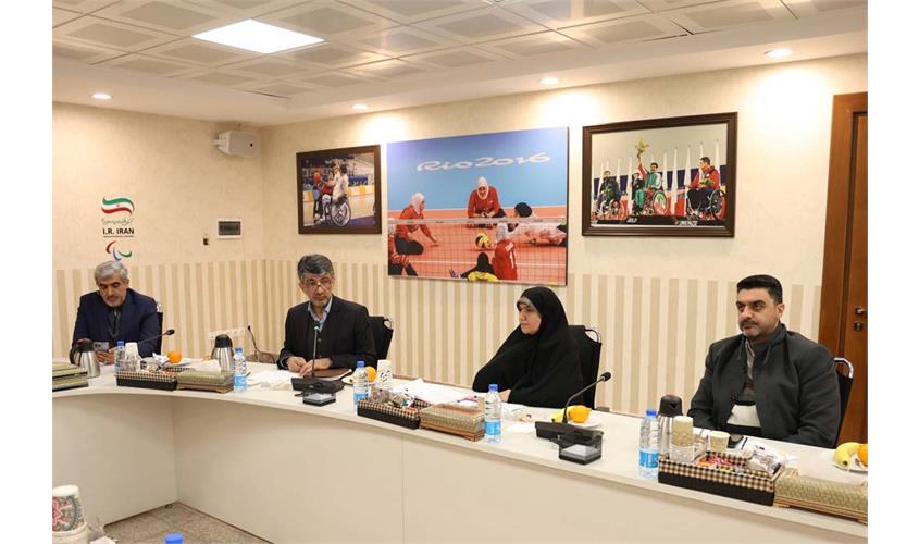 نشست رییس کمیته ملی پارالمپیک و رئیس سازمان‌ آموزش و پرورش استثنایی 1