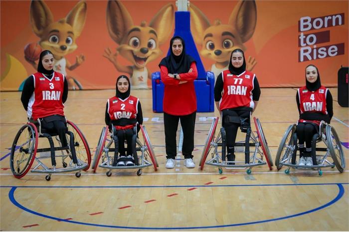 پیروزی دوباره تیم ملی بسکتبال با ویلچر سه نفره دختران برابر بنگلادش