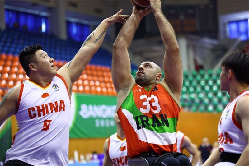 paralympic| news| Iran Men's Wheelchair Basketball Wins Over China to Advance AOZ Quarterfinal