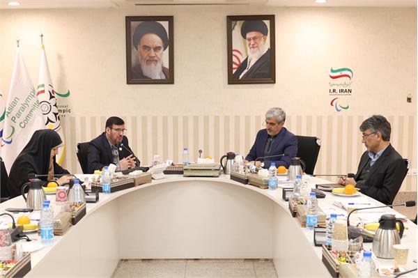 نشست رییس کمیته ملی پارالمپیک و رئیس سازمان‌ آموزش و پرورش استثنایی