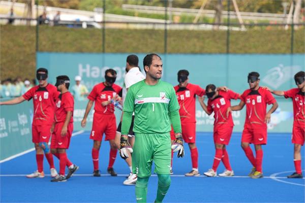 گزارش تصویری/ فوتبال نابینایان در بازی‌های پاراآسیایی هانگژو 2