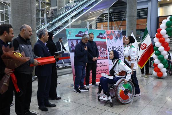 گزارش تصویری استقبال از دومین گروه ملی‌پوشان پاراآسیایی ناگویا 37