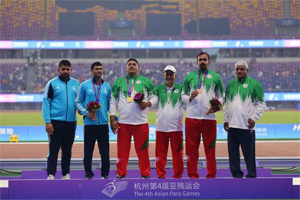 مردان پارادوومیدانی‌کار ایران در بازی‌های پاراآسیایی 18