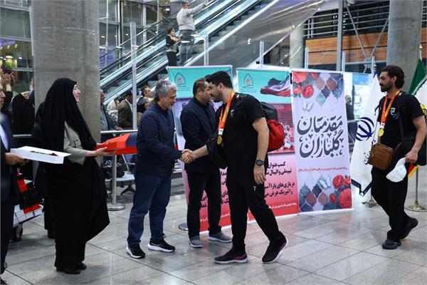 گزارش تصویری استقبال از دومین گروه ملی‌پوشان پاراآسیایی ناگویا 13