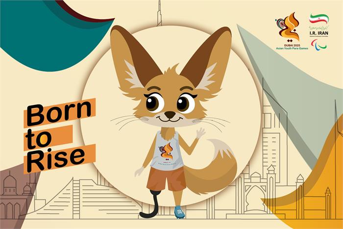 نماد عروسکی بازی‌های پاراآسیایی جوانان دبی ۲۰۲۵ «فاکسی» نام گرفت