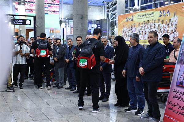 گزارش تصویری استقبال از دومین گروه ملی‌پوشان پاراآسیایی ناگویا 7
