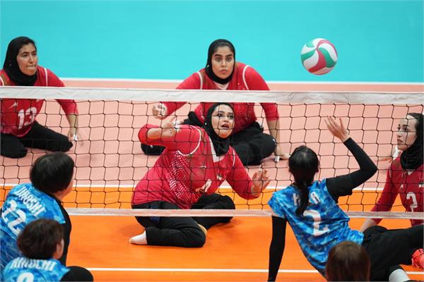 والیبال نشسته بانوان و مراسم توزیع مدال بازی‌های پاراآسیایی هانگژو 15