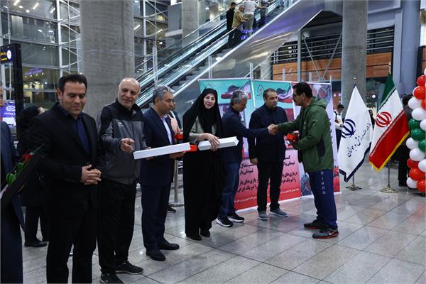 گزارش تصویری استقبال از دومین گروه ملی‌پوشان پاراآسیایی ناگویا 28