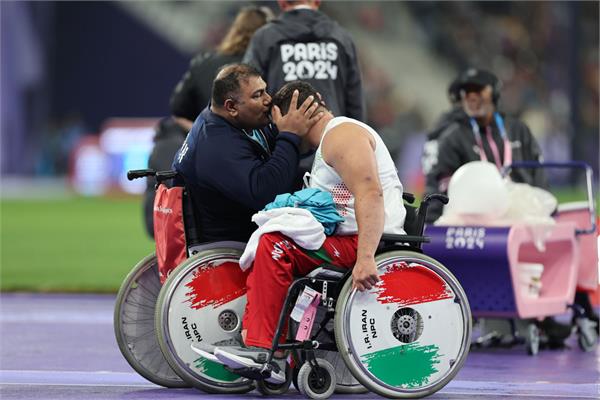 Paris Day 2 Athletics Amir kholousi. Sadegh Nikgotar 12