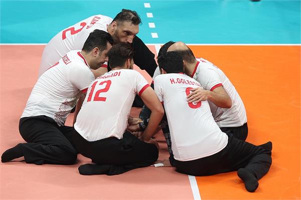 والیبال نشسته مردان و مراسم توزیع مدال بازی‌های پاراآسیایی هانگژو 22