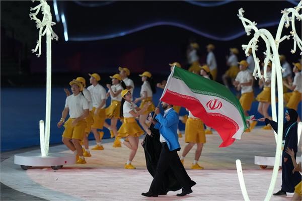 گزارش تصویری رژه کاروان فرزندان ایران در مراسم افتتاحیه هانگژو 5