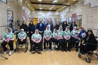 بازدید نایب رئیس بانوان کمیته ملی پارالمپیک از اردوی تیم ملی پاراوزنه‌برداری و بسکتبال با ویلچر بانوان