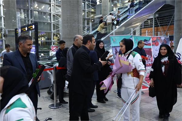 گزارش تصویری استقبال از دومین گروه ملی‌پوشان پاراآسیایی ناگویا 29