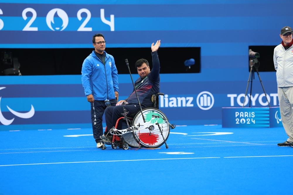 گزارش تصویری رقابت‌های کامپوند نمایندگان ایران در پارالمپیک پاریس- روز دوم 12