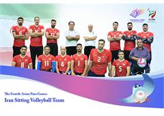 Iran Men’s Sitting Volleyball Team at the Fourth Asian Para Games