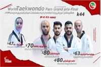 پاراتکواندوکاران ایرانی ۴ نشان طلا و ۴ سهمیه پارالمپیک از رقابتهای پاراگرندپری منچستر کسب کردند
