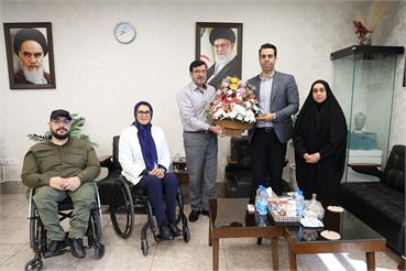 دیدار صمیمانه قهرمانان پارالمپیکی  با رییس کمیته ملی پارالمپیک