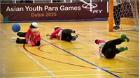 صعود گلبال دختران به مرحله نهایی بازی‌های پاراآسیایی جوانان دبی 2025