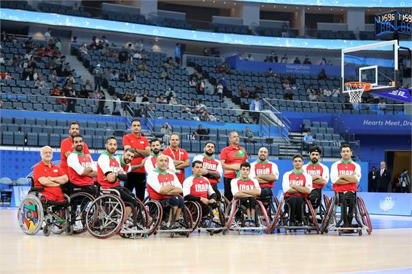 مردان بسکتبال با ویلچر ایران در هانگژو 9