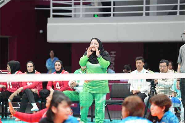 والیبال نشسته بانوان و مراسم توزیع مدال بازی‌های پاراآسیایی هانگژو 14