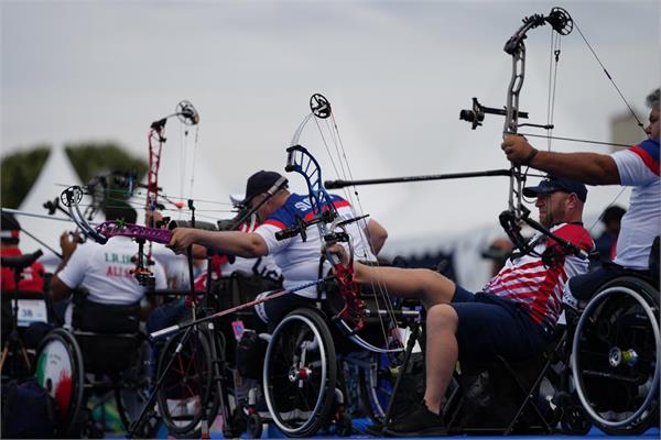 Paris 2024 Compound Archery Matches Day 1 16