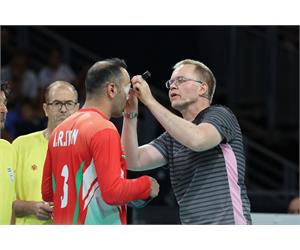 Paris 2024 Goalball Iran France 11