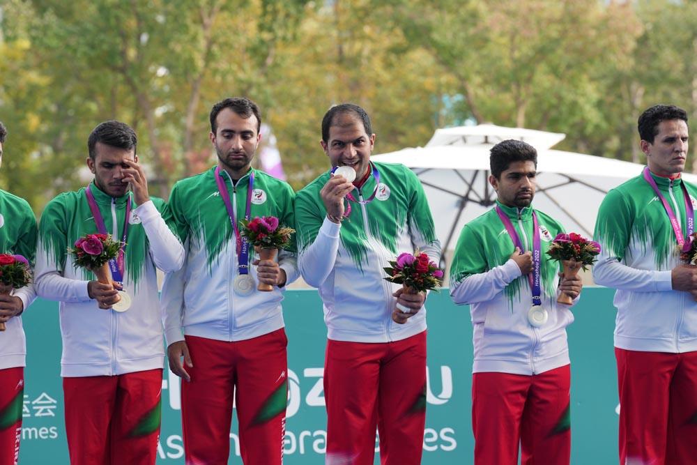 گزارش تصویری/ فوتبال نابینایان در بازی‌های پاراآسیایی هانگژو 11