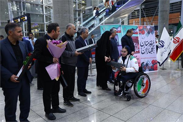 گزارش تصویری استقبال از دومین گروه ملی‌پوشان پاراآسیایی ناگویا 31