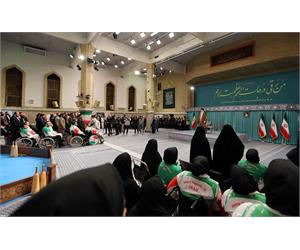 Supreme Leader meeting with Iran sports delegations  13