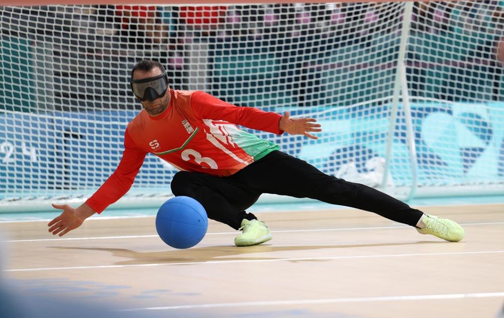 Goalball Iran Ukraine . Zeinalzadeh .Paris 12