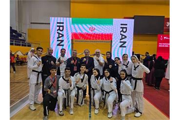 پاراتکواندوکاران جوان ایران با کسب ۸ مدال رنگارنگ و عنوان قهرمانی به کار خود پای...