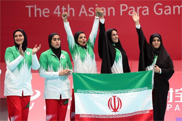 والیبال نشسته بانوان و مراسم توزیع مدال بازی‌های پاراآسیایی هانگژو 20