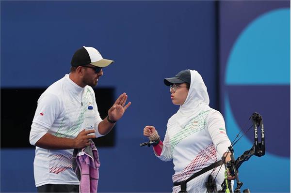 Fatemeh Hammati Compound Final & Silver Medal Paris 9